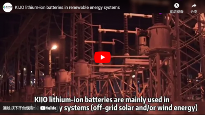 Baterías de iones de litio kijo en sistemas de energía renovable